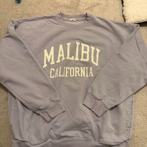 Pacsun Malibu California sweatshirt Lavender